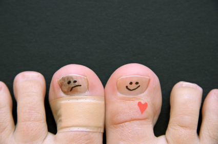 Happy toe Sad toe